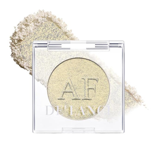 Highlighter Makeup Contour Palette, Gold Silver Duochrome iluminadores Vegan #03