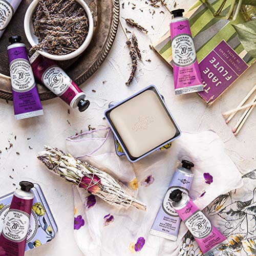 La Chatelaine 20% Shea Butter Hand Cream Travel Size, Organic Argan Oil, Moisturizing, Nourishing, Repairing, Extra-Rich Hand Lotion, Made in France, Paraben Free, 1 oz / 30ml (Wild Fig)