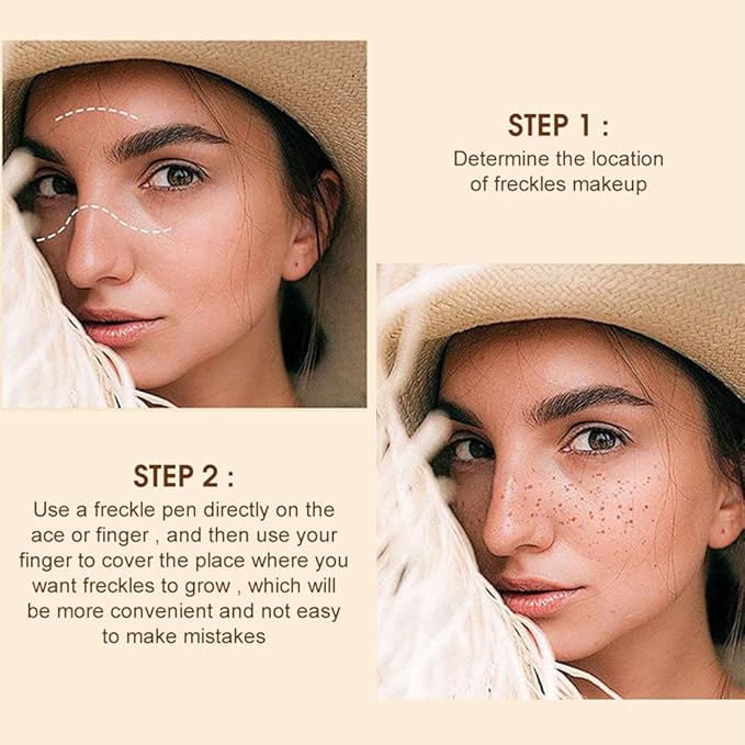 Freckle Pen 4 Colors Natural Freckle Pen Fake