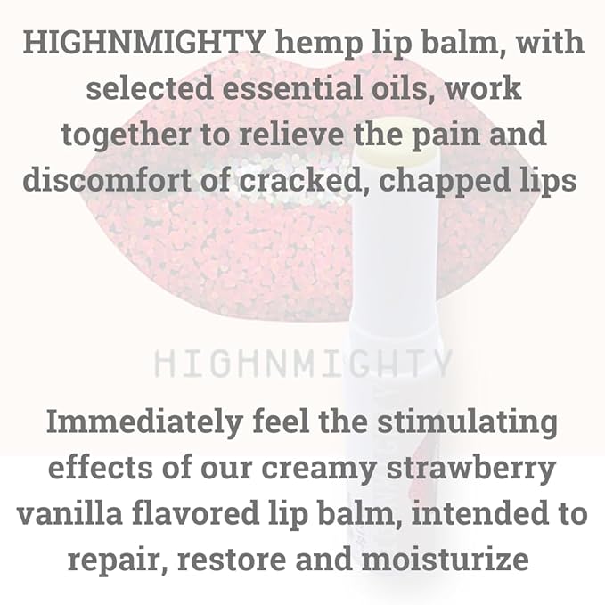 Moisturizing Hemp Strawberry Mint Lip Balm