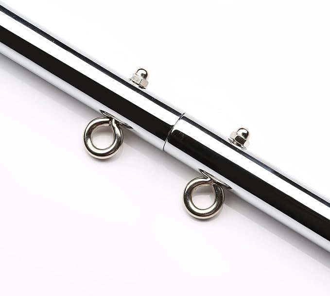 2pcs Silver Pilates Spreader Bar Kit Sports Aid