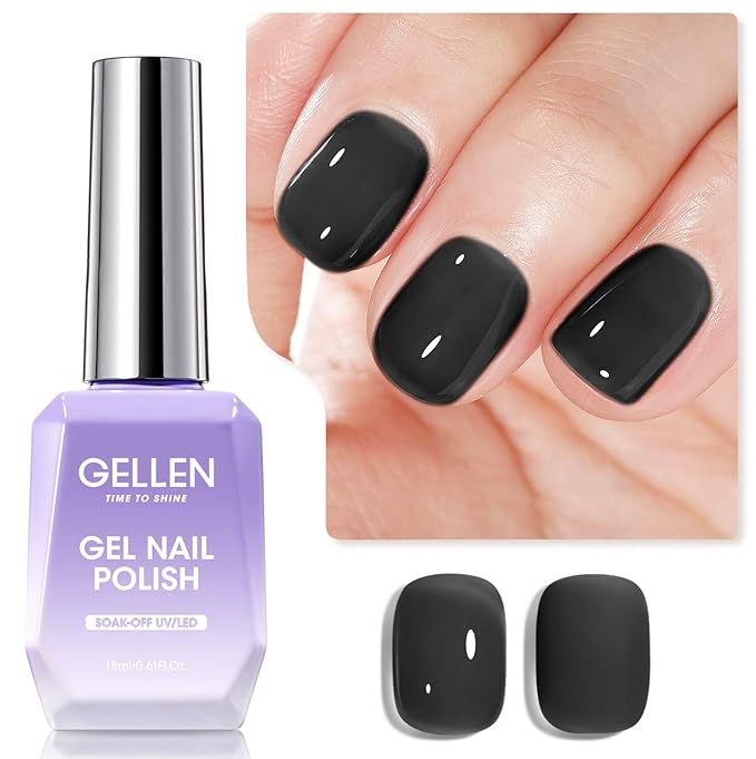 Gellen Black Gel Nail Polish