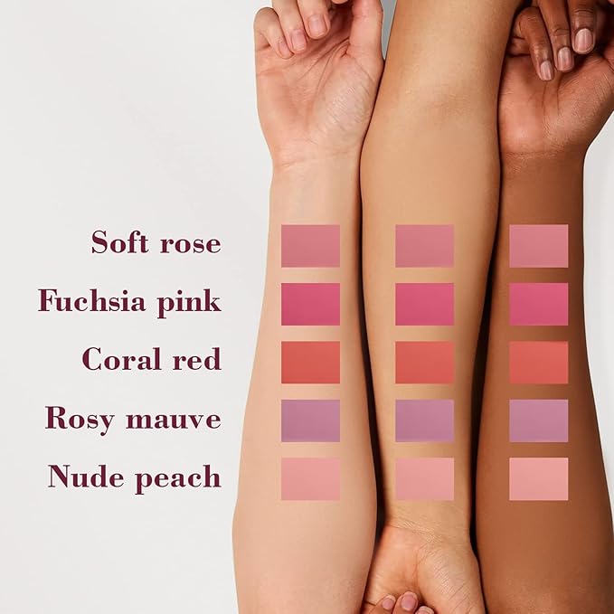 Cilrofelr Dewy Liquid Blush, Soft Cream Liquid Blush Soft Rose)