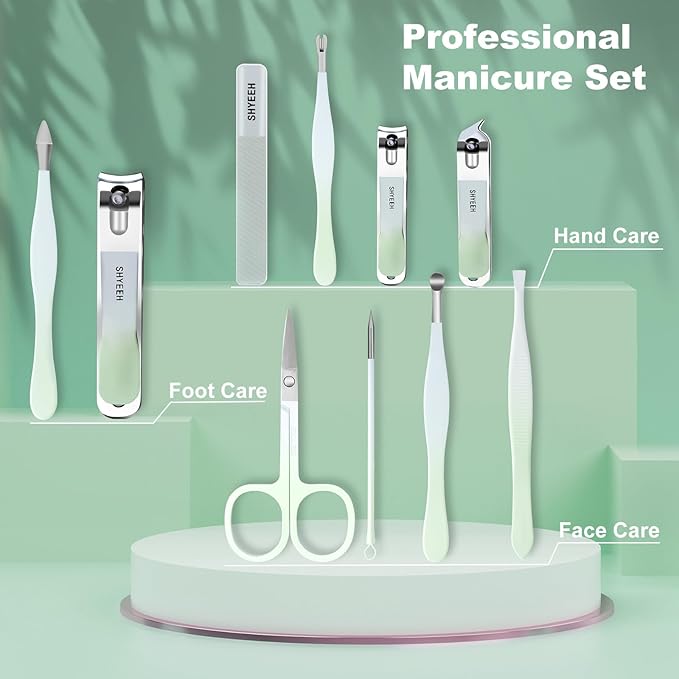 Manicure Set, 10 pcs High-Carbon