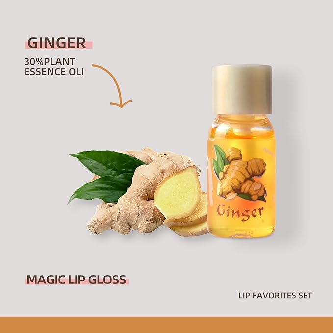 LAMUSELAND 3Pcs Mini Cute Lip Oil, Hydrating