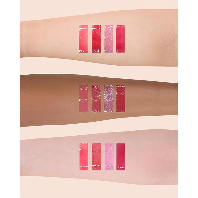 Flower Knows Violet Strawberry Rococo Glowy Lip Gloss-Moisturizing Tinted Lip Oil-Hydrating Lip Makeup for Girls&Women-Vegan & Cruelty-Free-0.12 Fl Oz,1 Count (G04 Blackberry Jam)