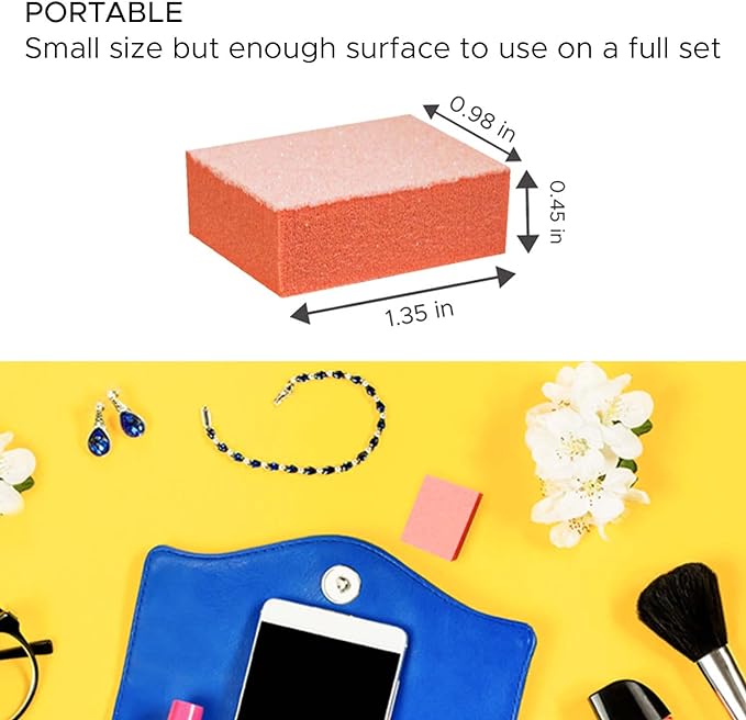 Karlash nail mini orange buffer