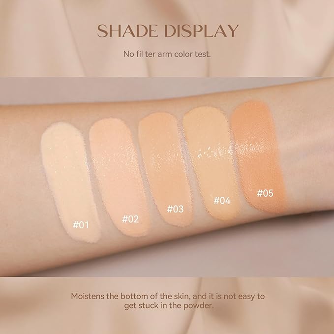 Liquid Foundation,Matte 3-in-iquid Foundation Lightweight, Hydrating CC Cream Cruelty-Free (03) 1 L