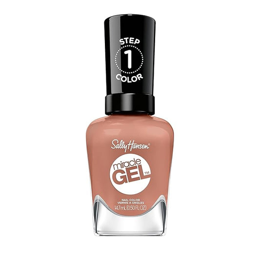 Sally Hansen Miracle Gel™, Road Less Traveled, Long Lasting, Gel-Like Formula, No UV Lamp Needed, Orange Nail Polish
