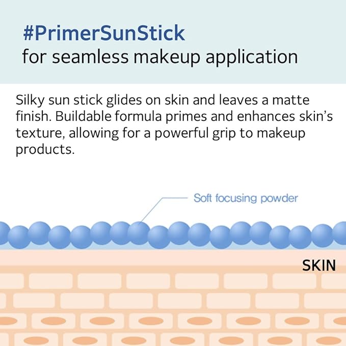 MAKEP:REM [make p:rem] UV defense me. Calming sun stick SPF 50 | non-nano zinc oxide physical sunscreen for face | UVA/UVB protection | No oxybenzone & octinoxate | 20g, 0.70 fl.oz. | makeprem