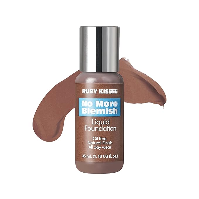 Ruby Kisses Liquid Foundation No More Blemish Oil-Free 1.18 Fl Oz