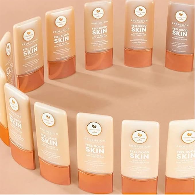 Profusion Cosmetics Lightweight Liquid Foundation for a Flawless Tan 5