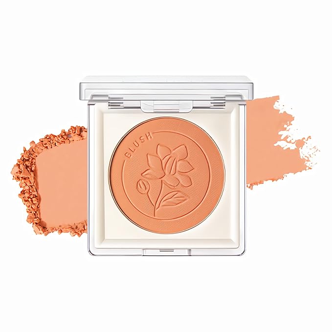 FOCALLURE Powder Palette Blush, Matte Mineral Blush Powder, Blendable, #201