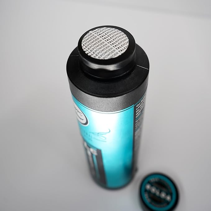 Rolda Men's Barber Talc Powder - White Talcum Prevent Irritation