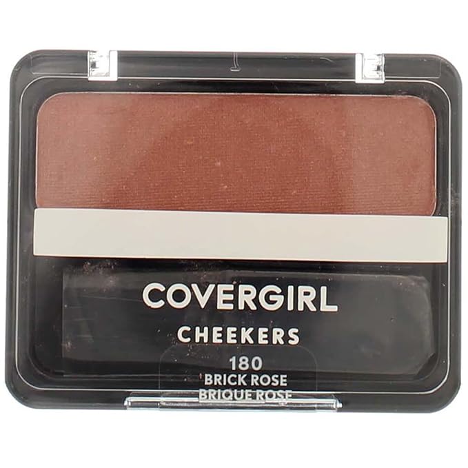 COVERGIRL Cheekers Blendable Powder Blush Brick Rose.12 oz (packaging may vary)