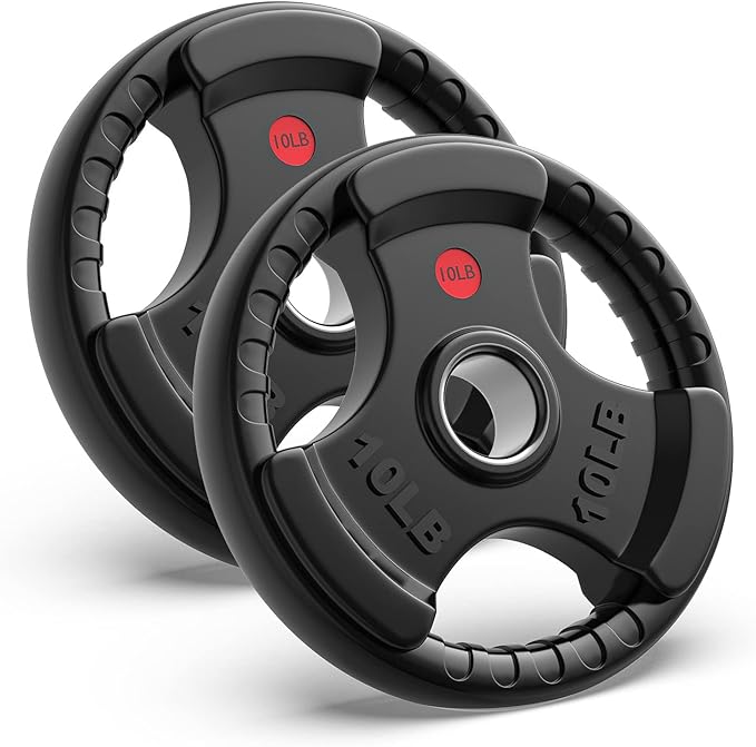 GIKPAL Weight Plates 2-inch Olympic (10lb 25lb 25lb 35lb 35lb 45lb) 45lb)