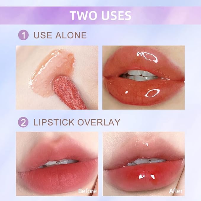 Plumping Lip Oil,Tinted for Lip Care
