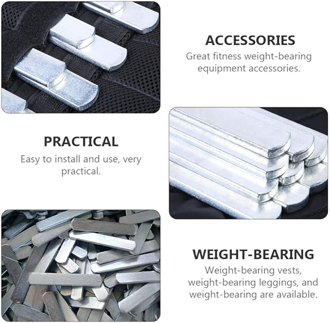 16pcs Load Bearing Plate Fitness Weighted Plates Weighted