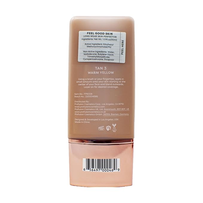 Profusion Cosmetics Lightweight Liquid Foundation for a Flawless Tan 3