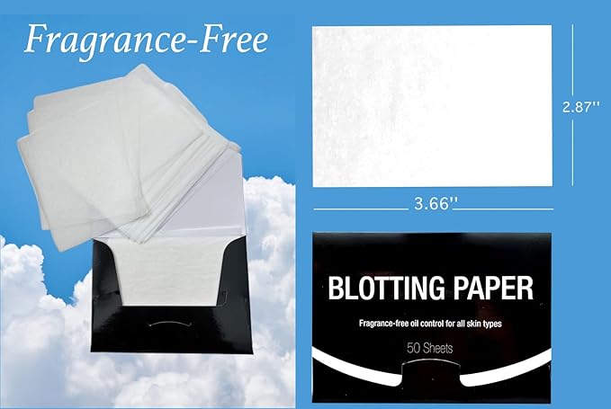 2 Pks FRAGRANCE-FREE Unscented Natural Abaca Blotting Paper