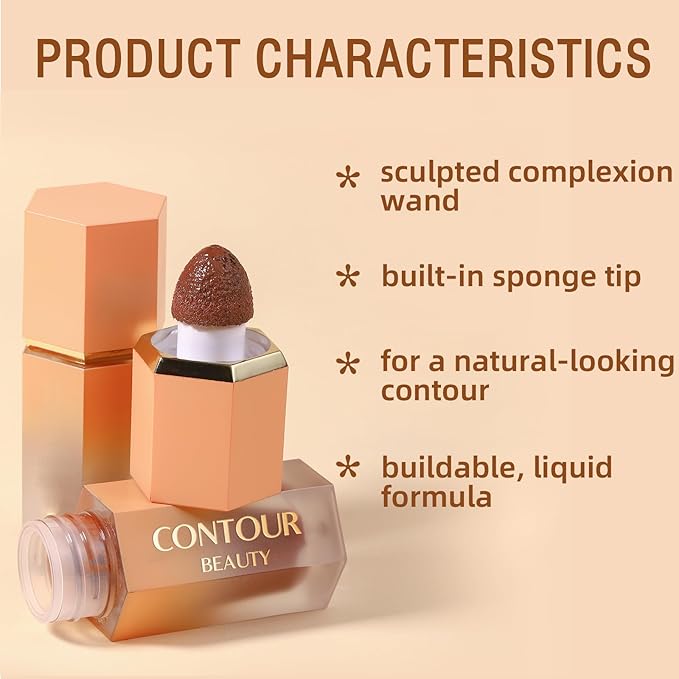 Liquid Contour Stick, Soft Cream Contour Makeup, Liquid