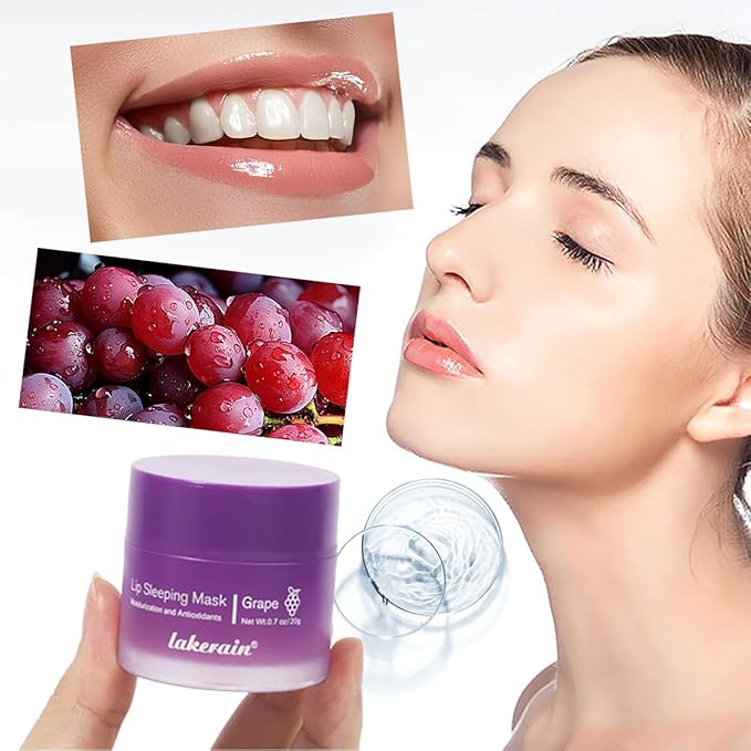Sleeping Lip Mask, Long-Lasting Nourish & Grape)