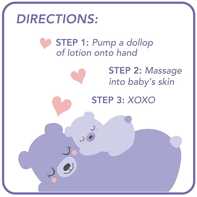 Jergens Baby Calming Lotion, Baby Calming Lotion, Lavender Baby Lotion, Baby Moisturizer with Shea Butter and Lavender Oil, 16.8 Fl Oz