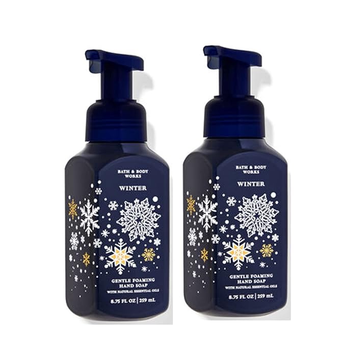 Bath and Body Works Winter Gentle Foaming Hand Soap, 2-Pack 8.75 Ounce (Winter)