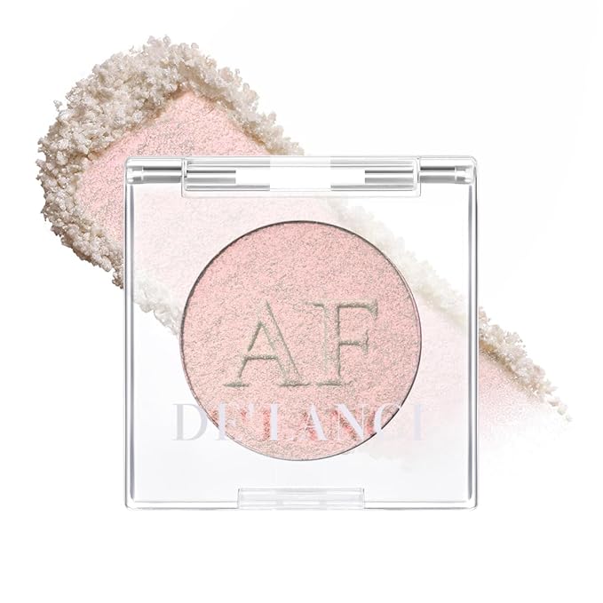 Pink Gold Highlighter Makeup Powder, Duochrome Radiant Shimmer Skin, 01