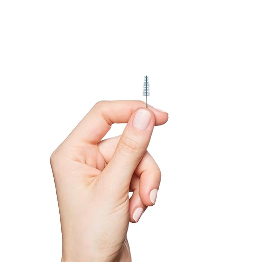 GUM Proxabrush Go-Betweens Refills - Tight - Compatible with GUM Permanent Handle -Reusable Interdental Brushes for Tight Teeth - Soft Bristled Dental Picks, 8 Count