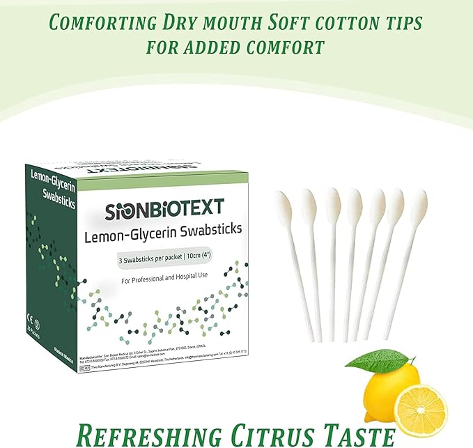 Lemon glycerin swabs (750 count