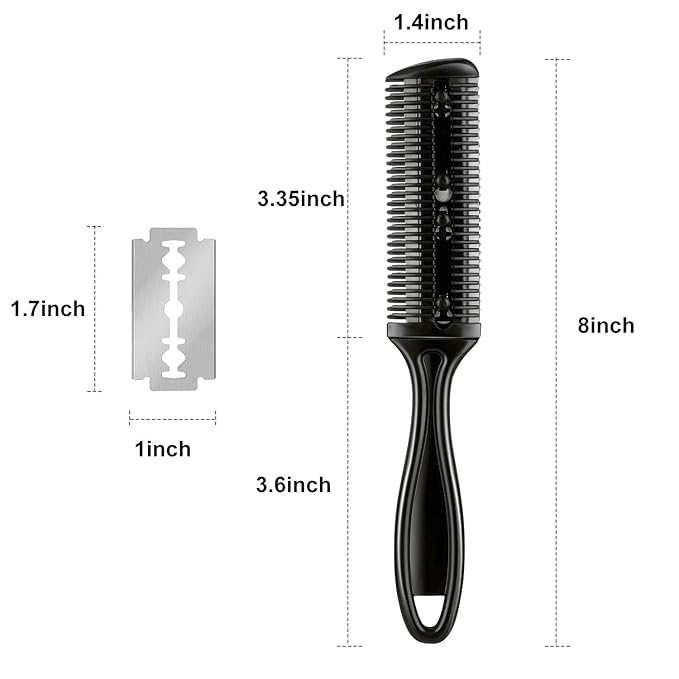 3 Pieces Razor Comb with