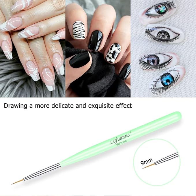 Lofuanna nail art liner brushes