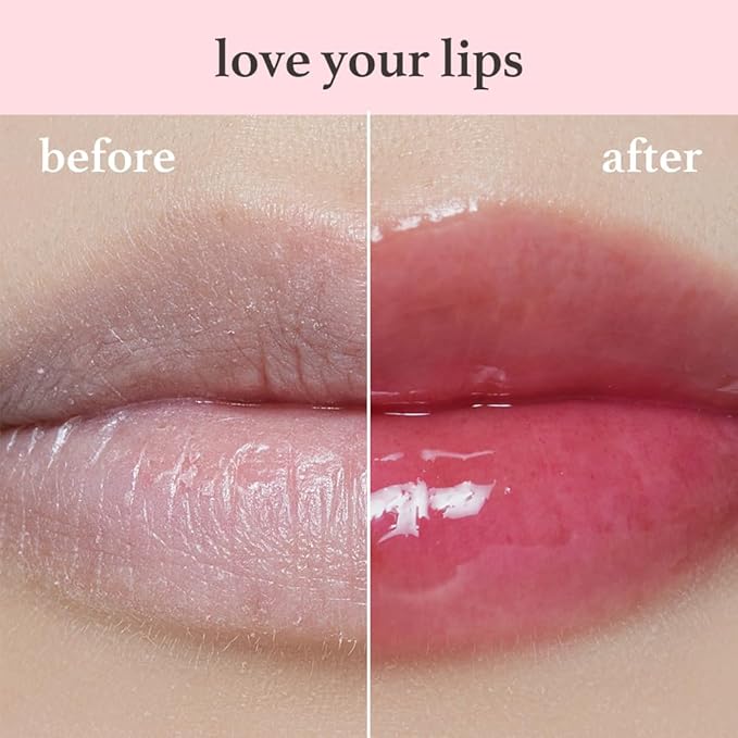 NOONI Korean Hydrating Lip Oil - Appleplum | Long-Lasting, Moisturizing, Plumping, Revitalizing for Dry Lips, Waterproof, No Peel Off, Korean Tint, Hydrating, Nourishing Crystal Clear, 0.12 FL Oz