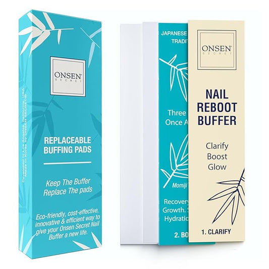 Professional nail buffer replacement pads