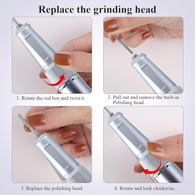 Professional electric nail drill machine,