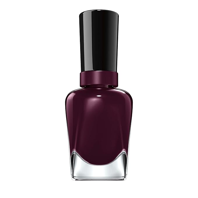Sally Hansen Miracle Gel, Cabernet With Bae, Long Lasting, Gel-Like Formula, No UV Lamp Needed, Opaque, Shiny Red Nail Polish