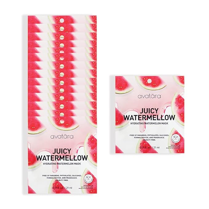 Avatara Juicy Watermellow Facial Mask 15 Hydrating