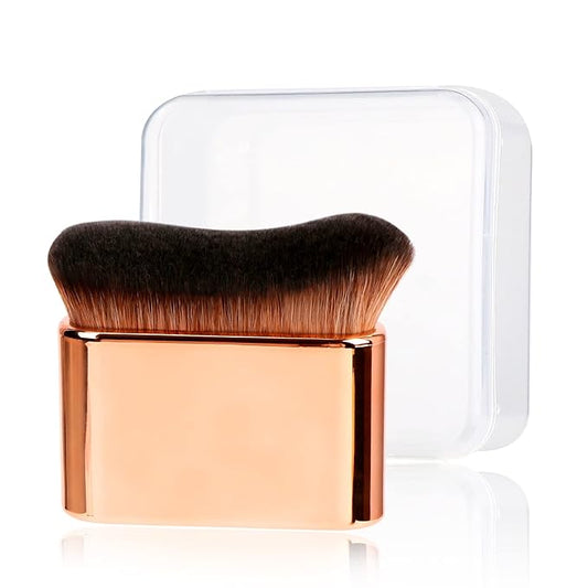 Self Tan Brush By Yoseng - Self Tanning Brush Applicator- Kabuki Brush for Body,Foundation Brush Makeup Brush for Fake Tan,Sunscreen Brush for Best Self Tanner for Face and Body with Protective Case