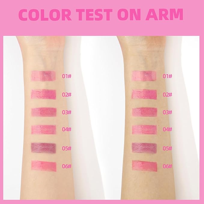 3 Colors Magic Color Changing Lip Oil V2, Boss Up Color Changing Lip Oil, Big Brush Head Hydrating Plumping Lip Oil Tinted, Long Lasting Nourishing Non-sticky Lip Glow Oil for Lip Care