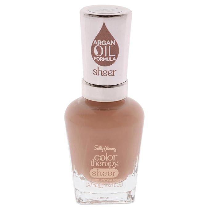 Sally Hansen Color Therapy Lacquer Nail Polish, Unveiled, 0.5 Fl. Oz.