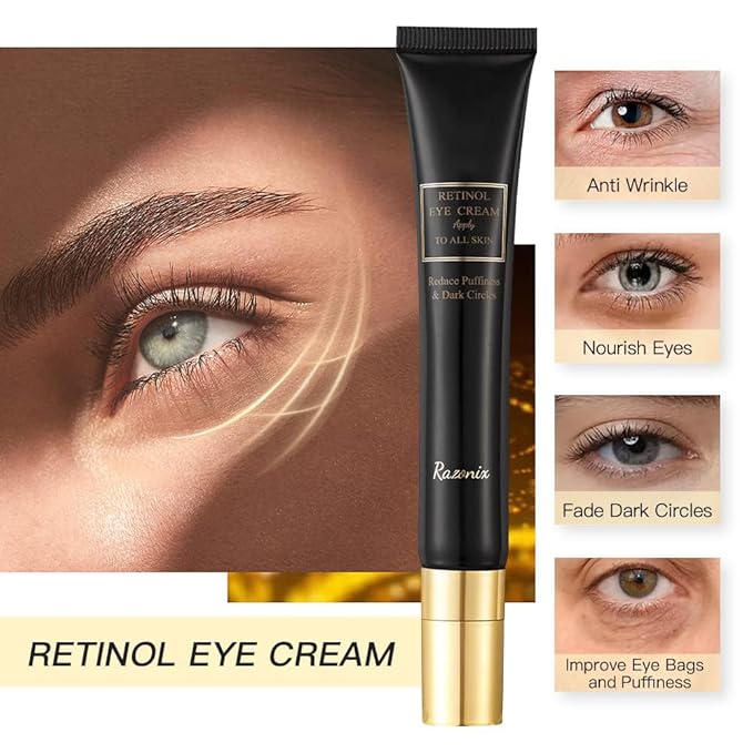 Retinol eye cream for dark