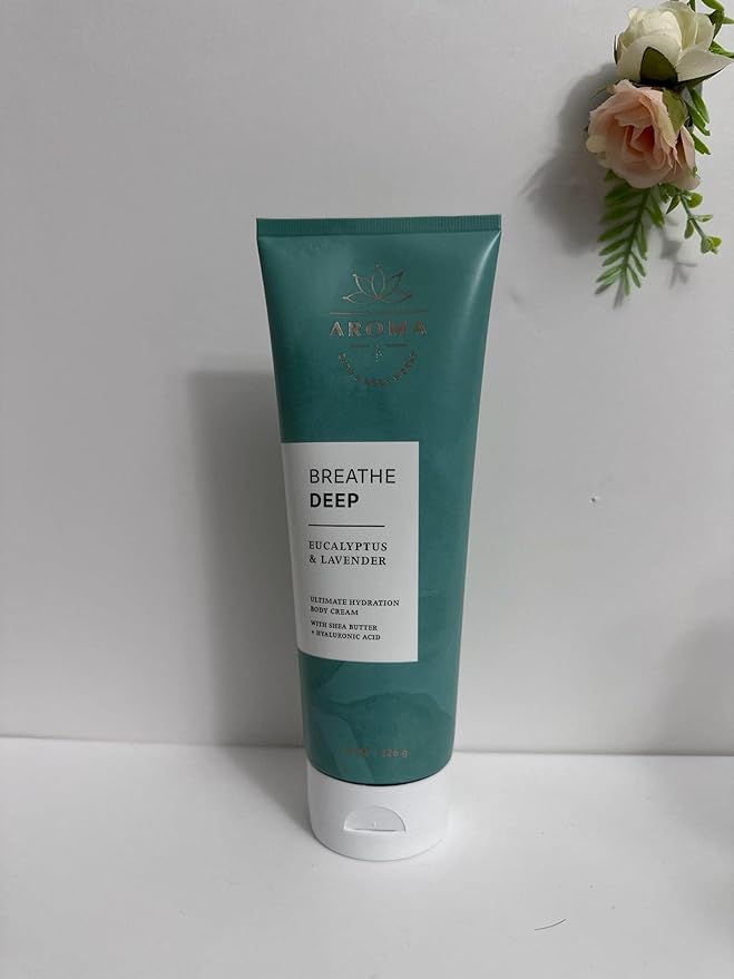 Bath and Body Works Eucalyptus and Lavender Aromatherapy Moisturizing Body Cream - 8oz
