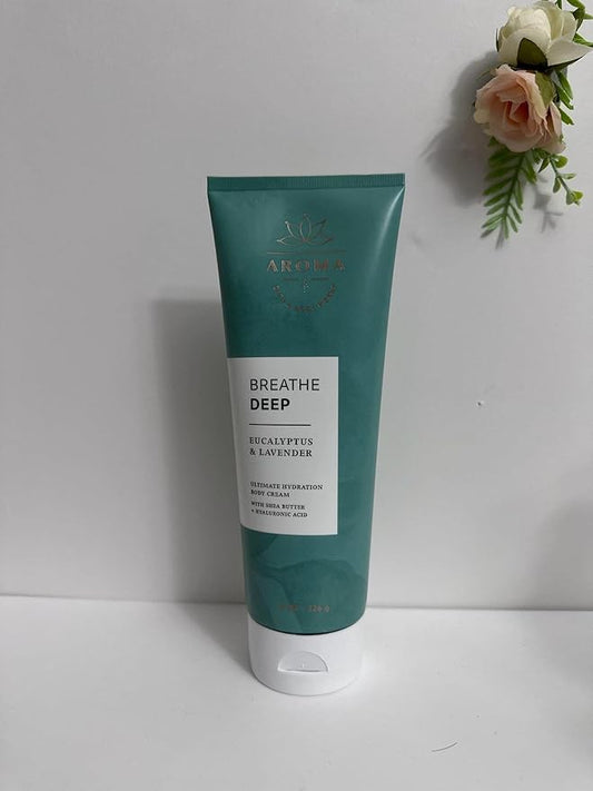Bath and Body Works Eucalyptus and Lavender Aromatherapy Moisturizing Body Cream - 8oz