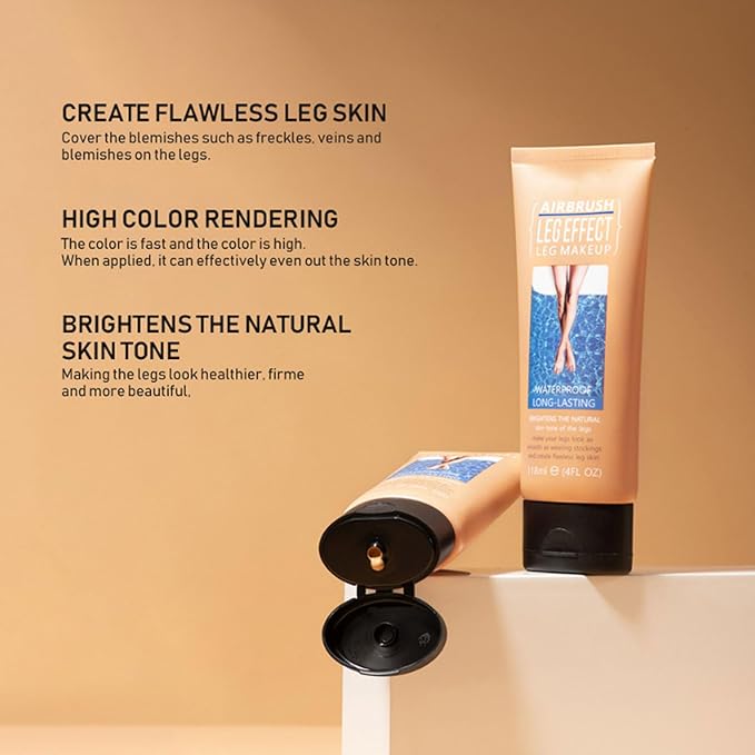 Airbrush Legs, Leg Makeup Lotion, Body Makeup, Waterproof Body 118ml