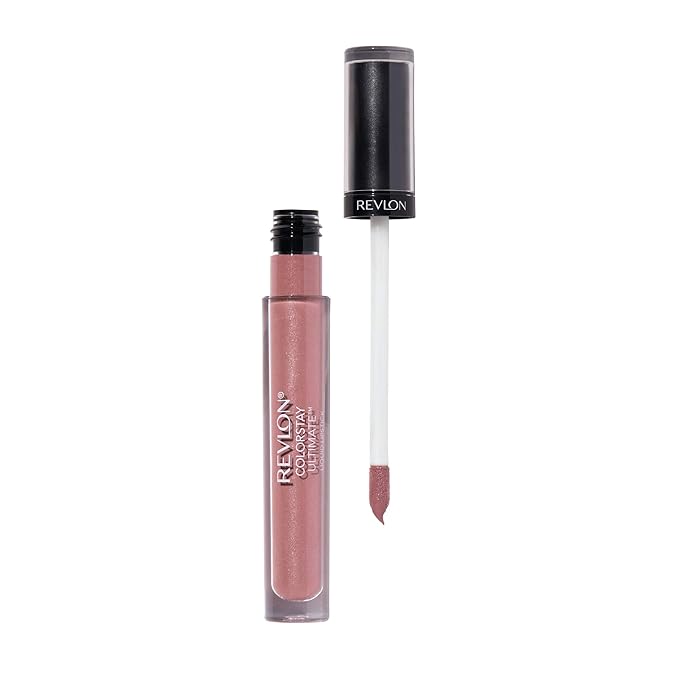 Revlon ColorStay Ultimate Liquid Lipstick, Longwear Rich Lip Colors, Wears for Up to 24 Hours, Satin Finish, 035 Iconic Iris, 0.1 fl oz