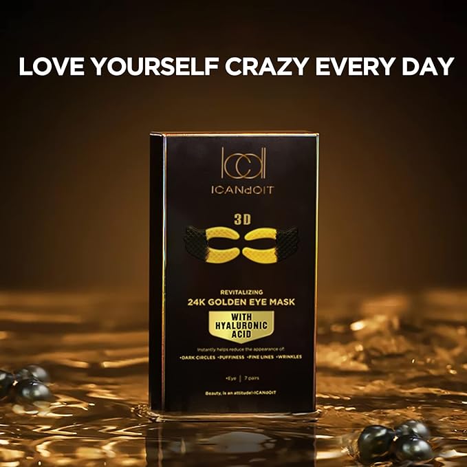 Icandoit 24k gold eye mask