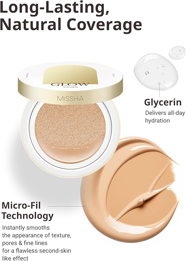 MISSHA Glow Cushion No.23 Natural Beige for Natural