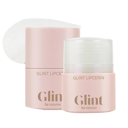 Glint Lipcerin (Star Bouquet, 0.5fl oz) - Long Lasting Hydrating lip gloss with Shea Butter for a Natural Looking, Korean Skin care. Ideal for Chapped, Dry, Cracked, Damaged Lips.