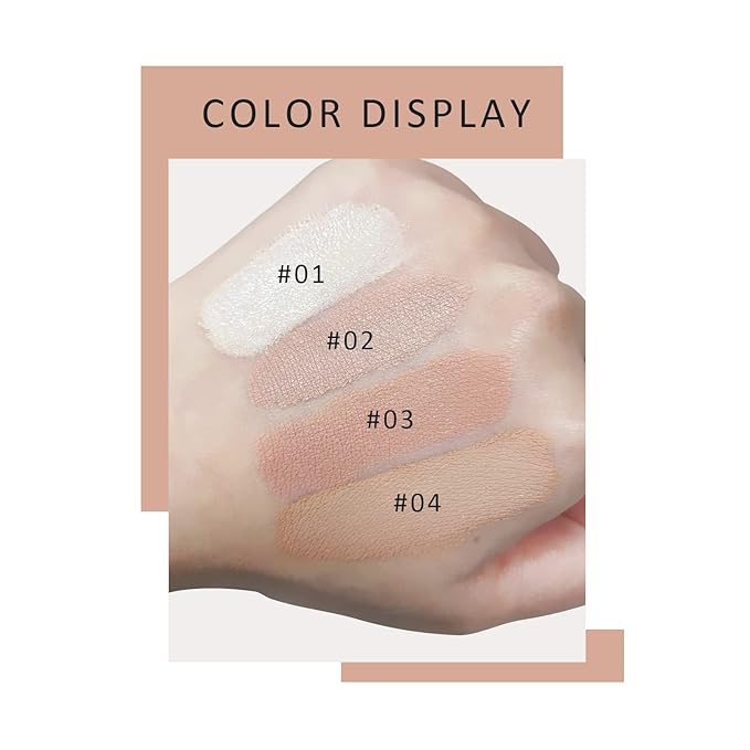 Ownest Mushroom Head Air Cushion BB Cream, Concealer Base Primer-Natural